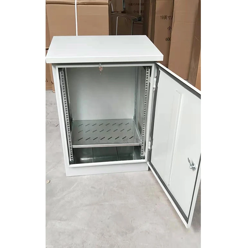 IP55 19" Simple Network Telecom Enclosure Outdoor Server Rack 6U 9U 10U 12U 15U Wall Mount/Floor Standing Network Cabinet
