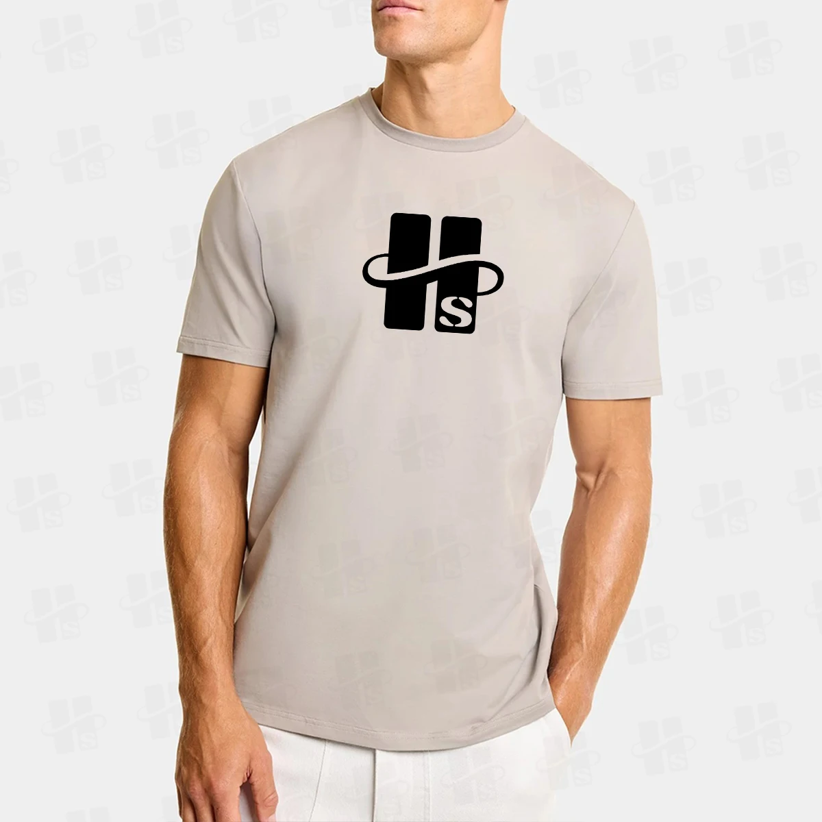 Wholesale High Quality Men’s T-shirts Regular Fit Design Crew Neck T-shirts 50% Polyester 50 Cotton