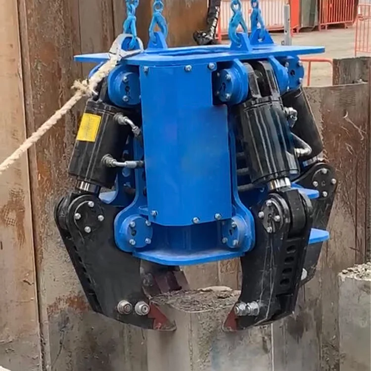 Pile Cropping Machine Also Known As a Pile Breaker Is a Mechanical Device  That Is Used in the Reduction of Concrete Piles