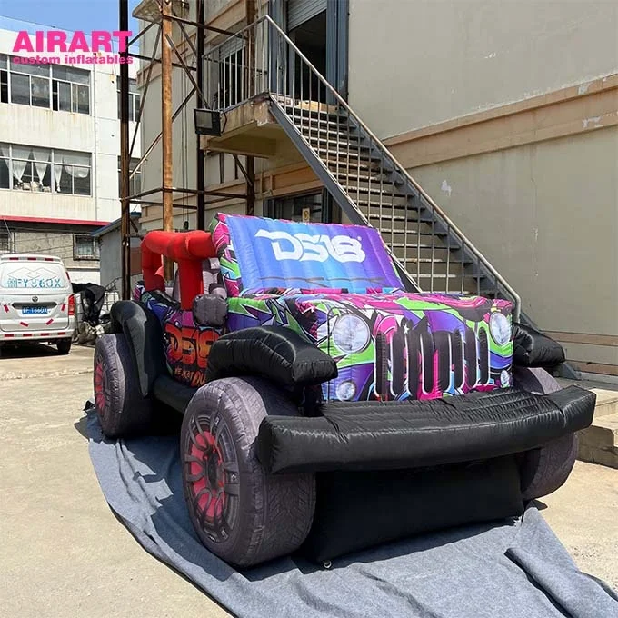 Giant Inflatable Car Model Custom Inflatable jeep Car