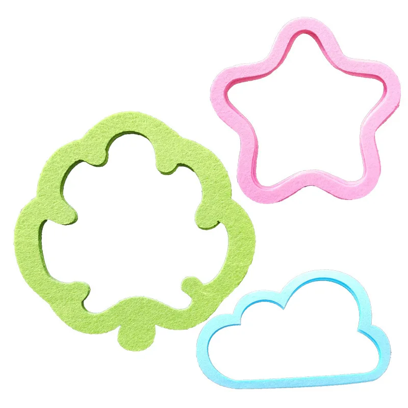 Irregular Shape Shadow Box for Jersey Natural Wood Frame Felt Photo Frames with Decoration