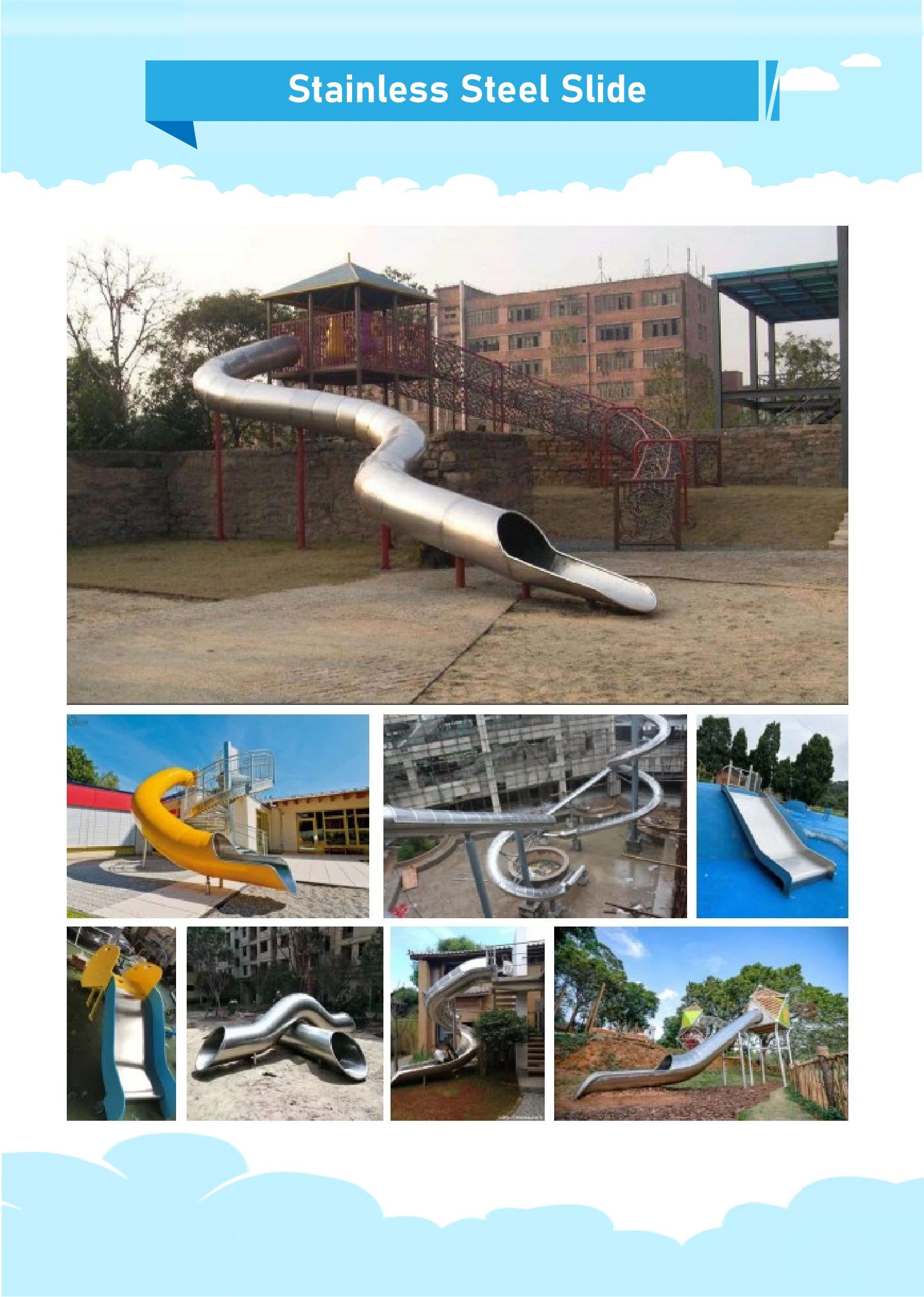 Wholesale Children Playing Equipment Outdoor Playground Pe Board