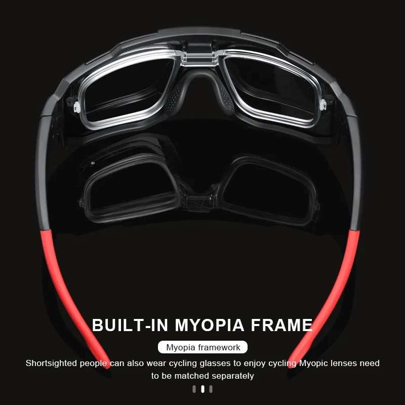 RIDERACE Cycling Glasses UV400 Protection Bicycle Sunglasses Photochromic Polarise Lens Eyewear Outdoor Riding Goggles for Men