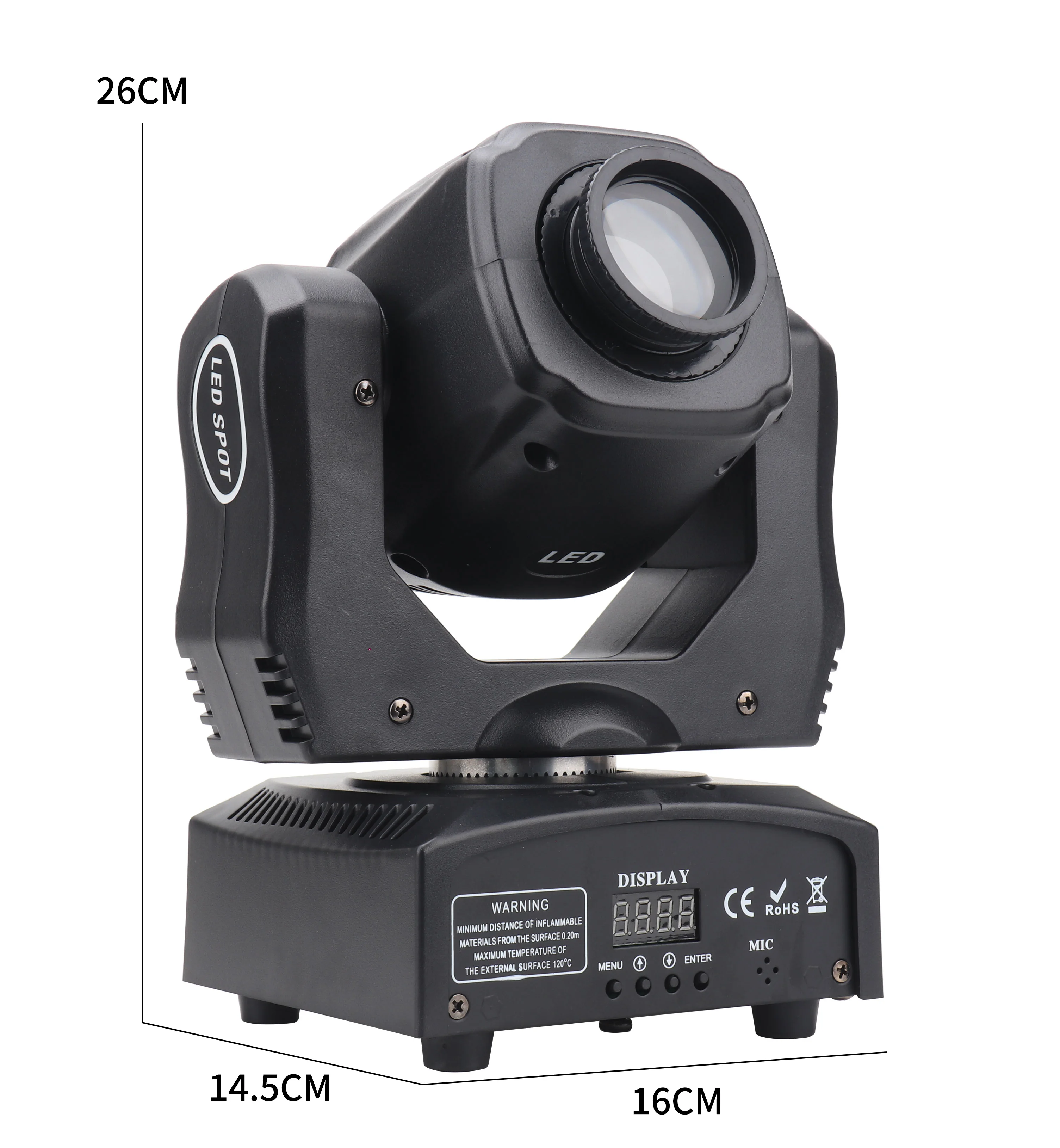 High Quality 60W Spot Moving Head Light for Stage Christmas Dmx