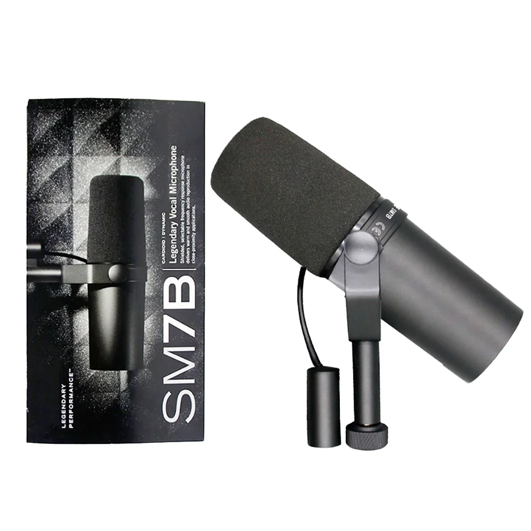 SM7B Professional Dynamic Wired Microphone Cardioid Pattern Low Self ...