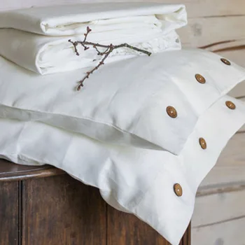 Customize Your Linen Pillowcase in European Envelope/Flanged/Tied/Buttoned/Rolled Hem/Functional Styles Breathable