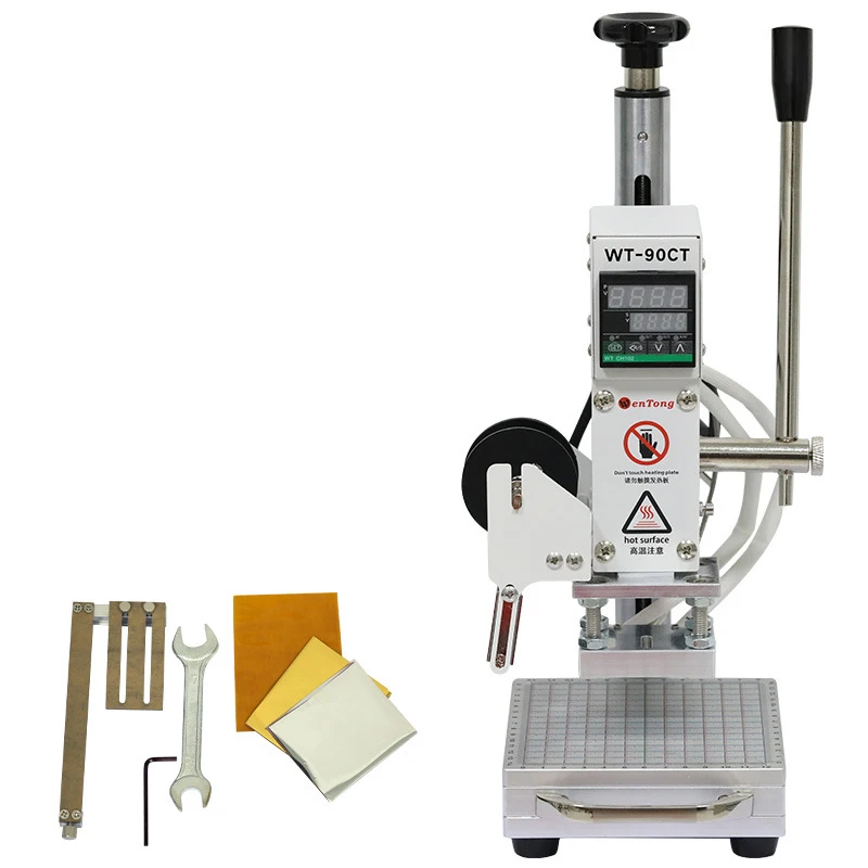 Leather Embossing Hot Stamping Machine Wood Trademark Logo Branding