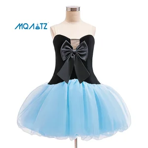 Girls' Princess Dress Floral Embroidery O-Neck Satin Fabric Performance Costume for Children's Flower Girl