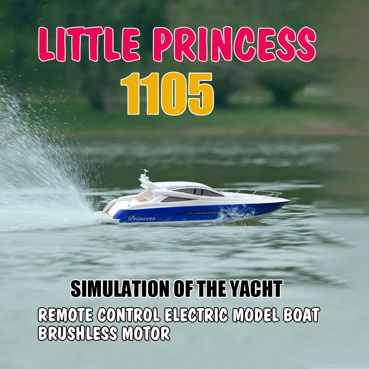Tfl Little Princess 1105 Simulation Yacht Remote Control Electric Model