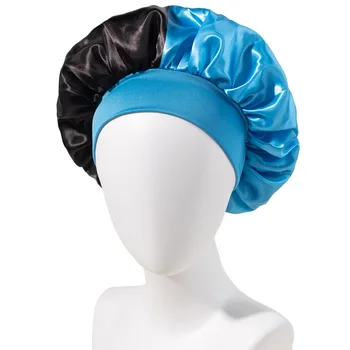 Custom Silk Bonnet With Custom Logo Satin Silk Hair Cap Wholesale Silk Bonnet Satin Hair Bonnet