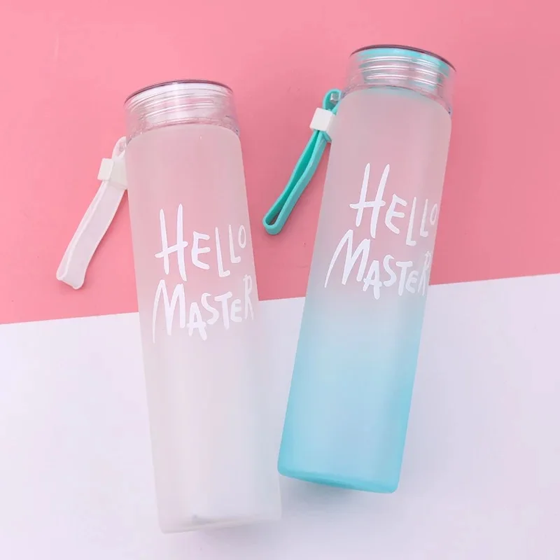 Best Sell Travel Water Glass Bottle Wholesale Single Layer Glass Tea