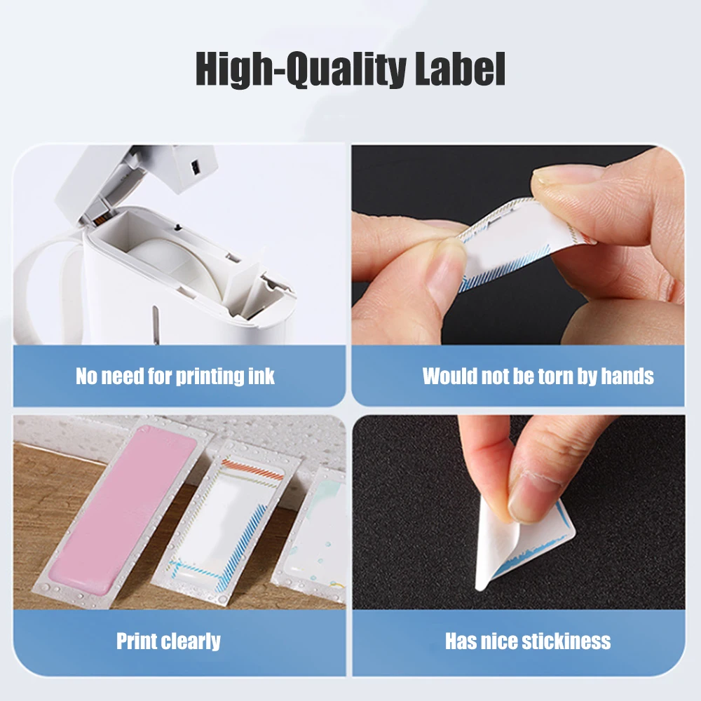 Nimmbot D11 Label Sticker Paper Rolls Self-adhesive Waterproof Anti-oil ...