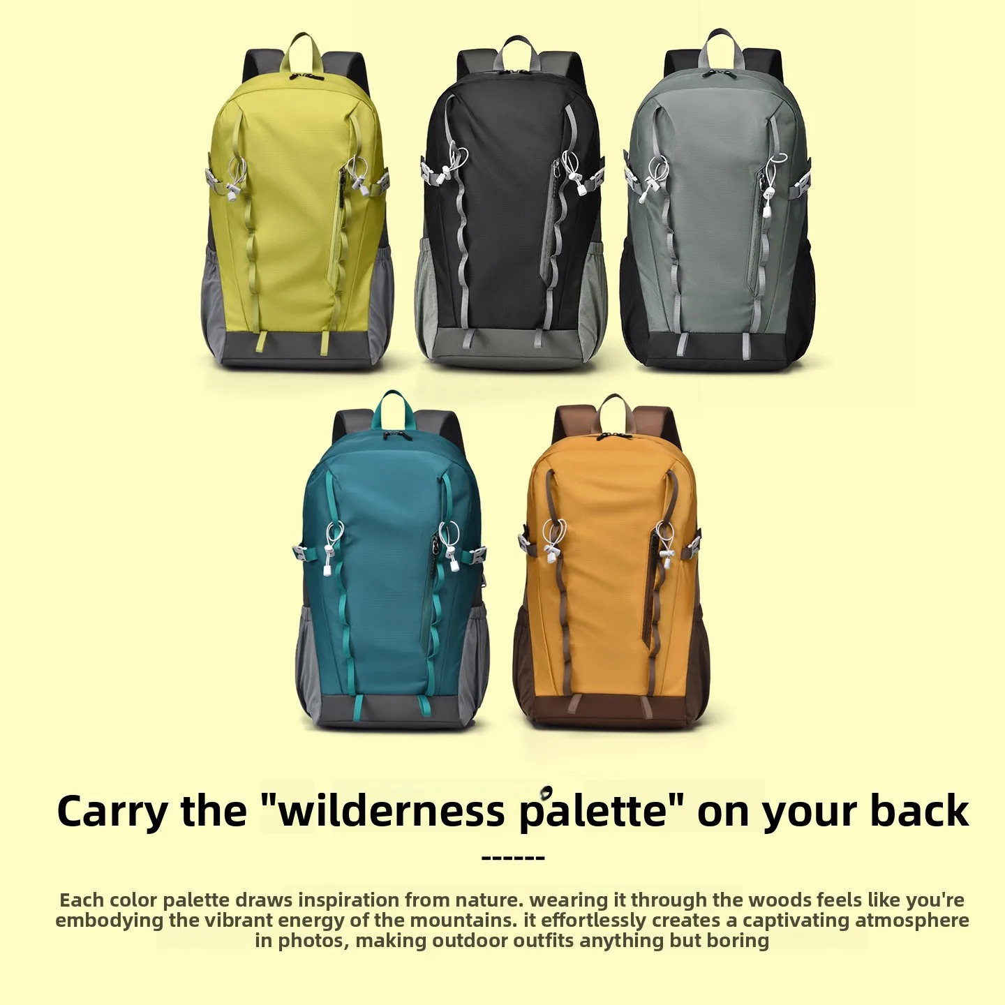 20-35L Waterproof Hiking Backpack Lightweight Outdoor Camping Mountaineering Backpack - detail 2