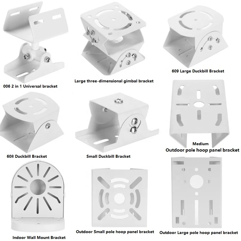 FINXRoll CCTV Security Camera Universal Pole Mounting Joint Bracket Adapter For PTZ