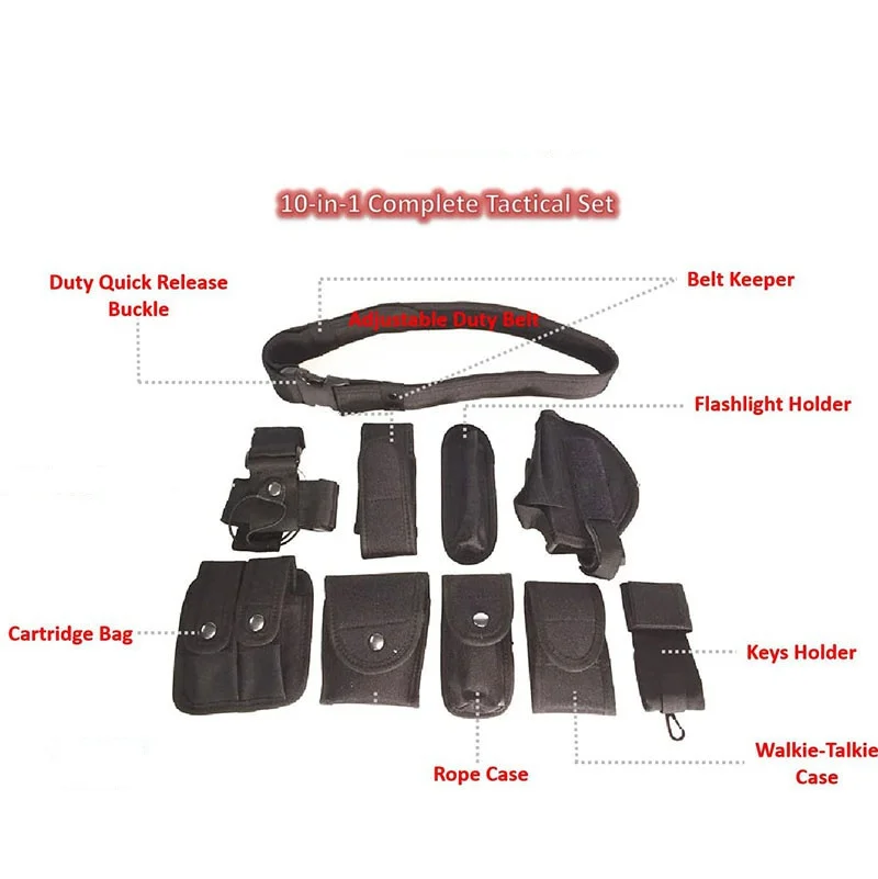 Mountaineering Duty Belt Quick-release Buckle Adjustable Modular Equipment Hunting Tactical Versatile Utility Adjustable Belts