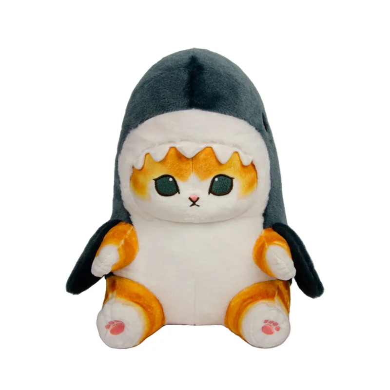 Miniso Gato Tiburon Michi Peluche De Gatito Kawaii Gatito De