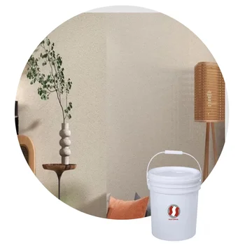 Custom Colors Sun-Proof Water-Resistant Decorative Paint for Interior Exterior Use Lambskin Wall Art Paint for Coating & Paint