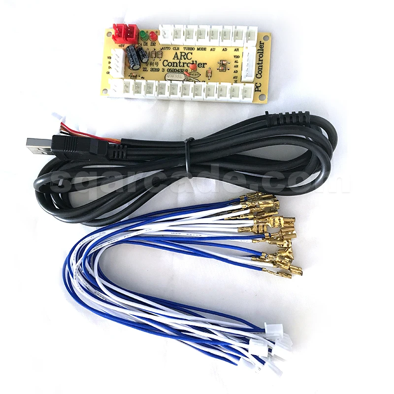 DIY Arcade Joystick Kit Zero Delay USB Controller PC Sanwa Oval Ball Joystick With 30mm Buttons for PC PS 3 for Pandoras Game