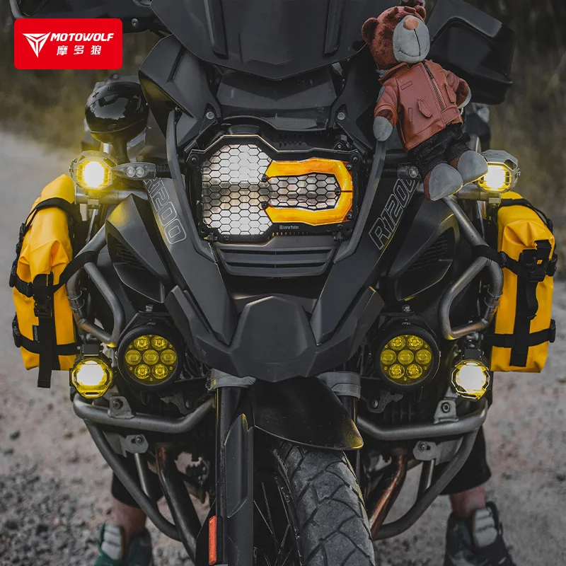 MOTOWOLF Waterproof Motorcycle Crash Bar Bag