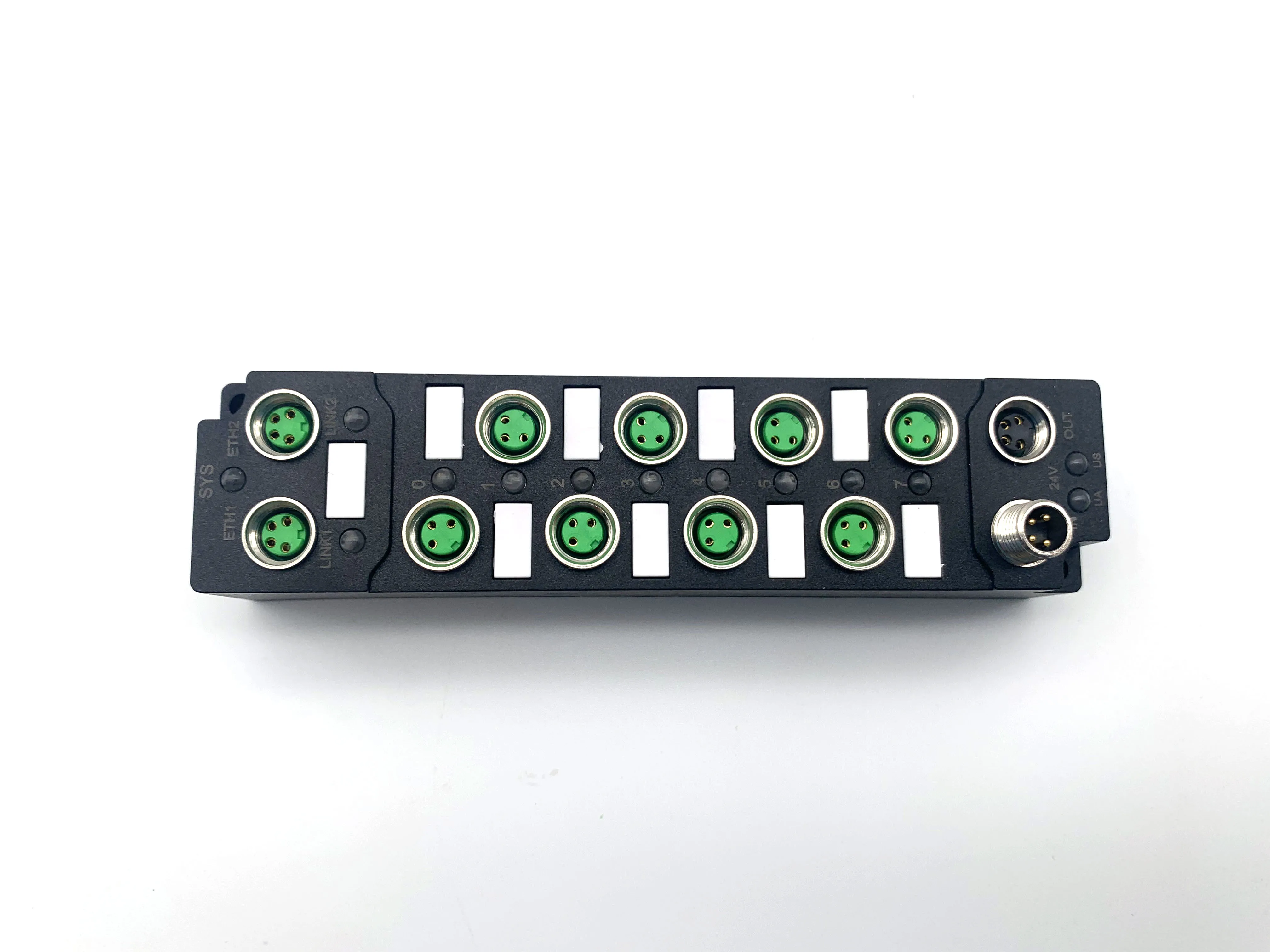 Ip67 M8 8 Ports Industrial Ethernet Digital Compact I/o Modules For ...