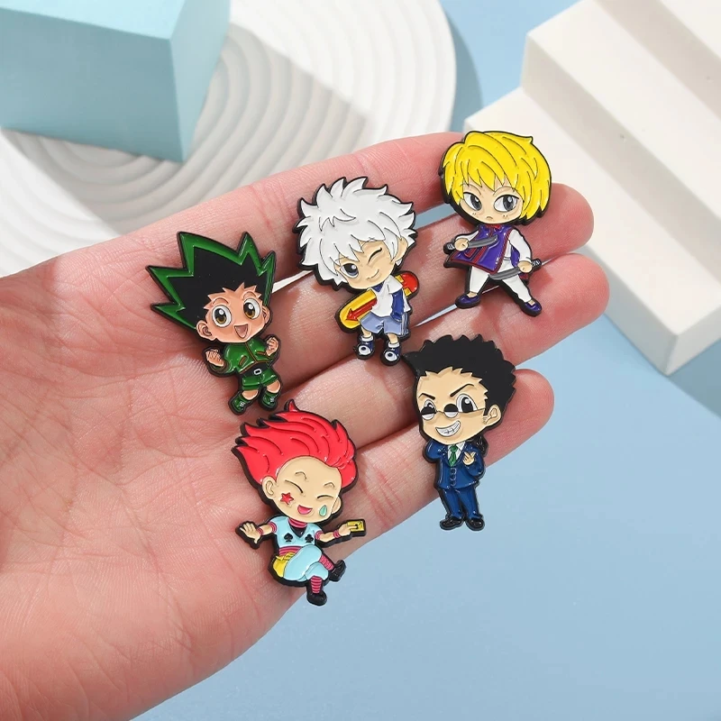 Hunterxhunter Enamel Pins - Custom GON, Killua, Kurapika