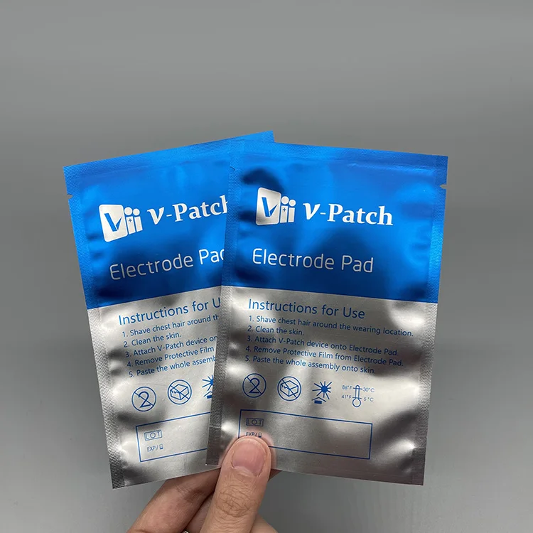 3 Side Seal Aluminum Foil Sachet Medical Packaging Bag Clear Front