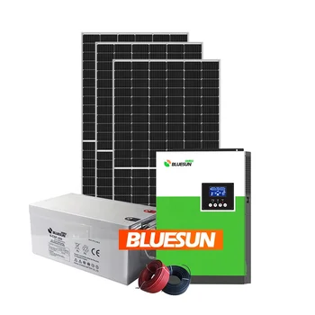 4kw 5kw 13.2 kwh off grid home hybrid solar system energy storage system portable kit