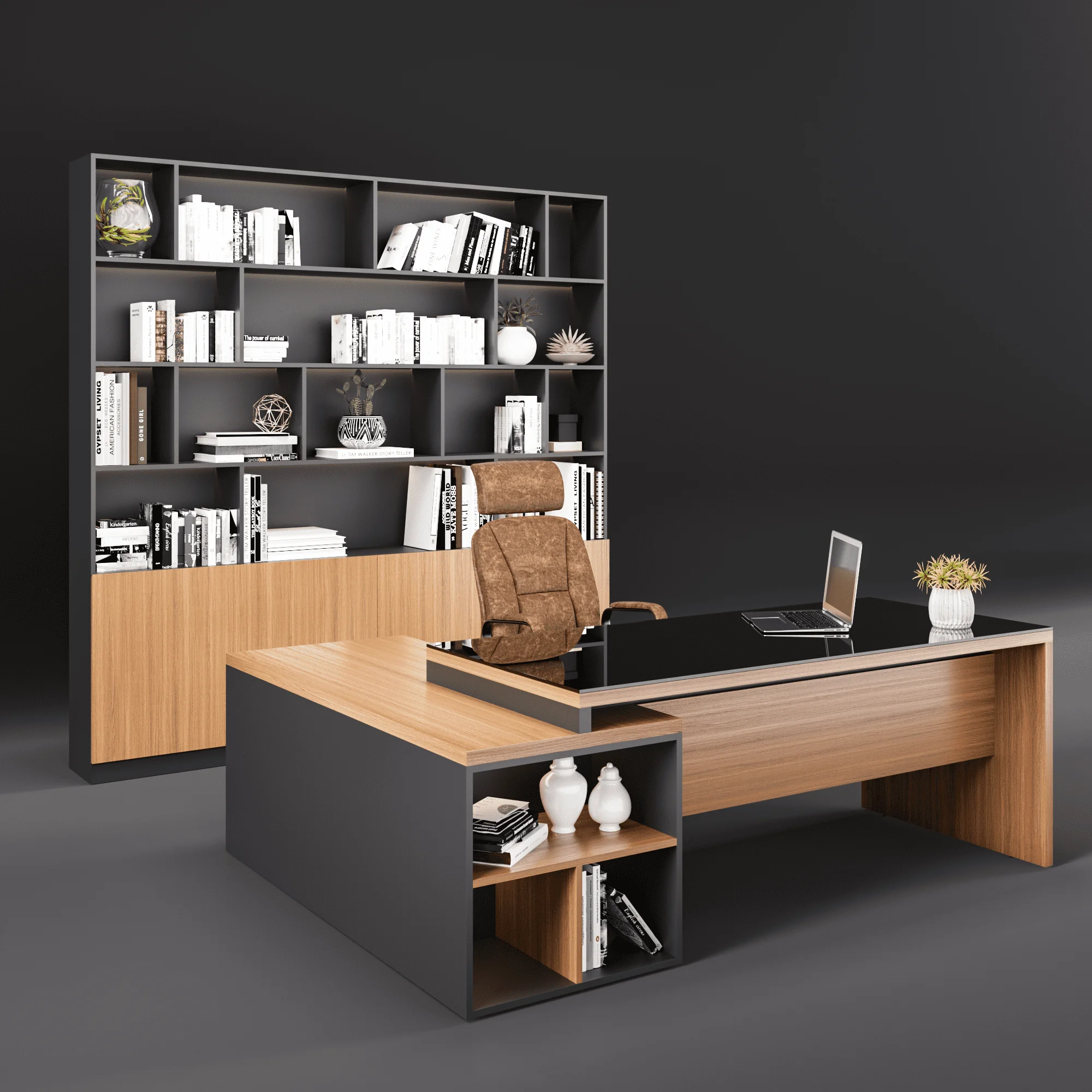 High Quality Office Table For Manager Ceo Working Table High End Wooden