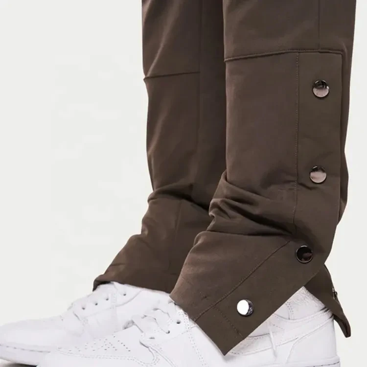 Wholesale Custom Men Streetwear 2023 Nylon Windbreaker Pockets Men's Pleated Track Stylish Cargo