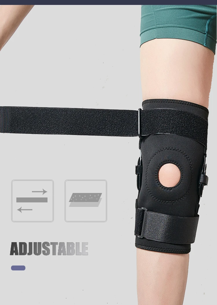 Neoprene Stable Support Of The Hinge Knee Brace Open Patella ...