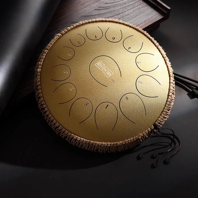 スチールタングドラム　31cm 15音　アンティークブロンズ Amazon | スリットドラム 15音12インチCメジャー タングドラム