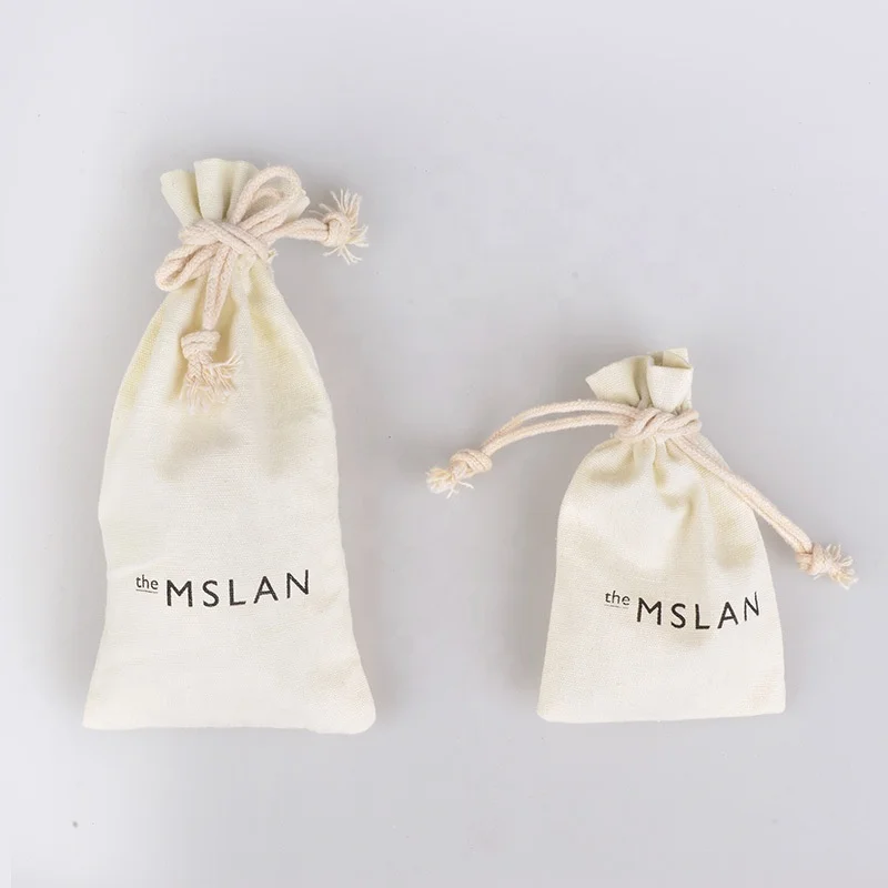 The most popular custom jewelry eco packaging drawstring gift bag