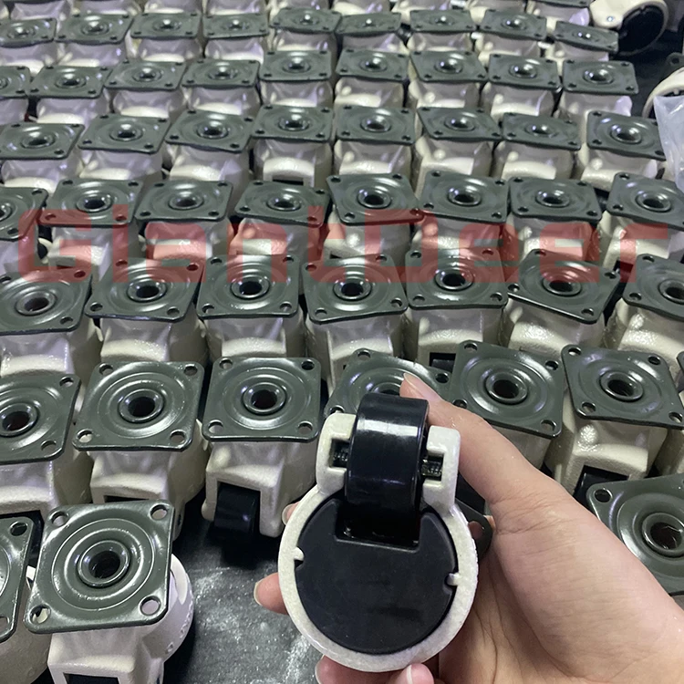 Factory Price Top Plate Industrial Leveling Nylon Feet Height Adjustable Caster Wheels