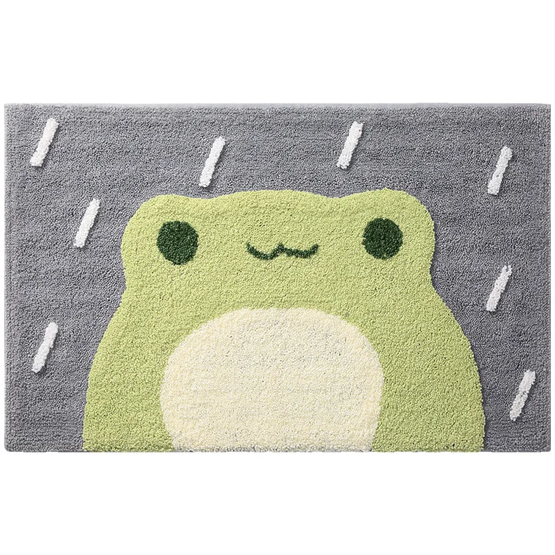Microfiber TPE Backing Indoor Mats Creative Animal Design Children Room Doormat Non slip Bath Mat Kids Play Carpet