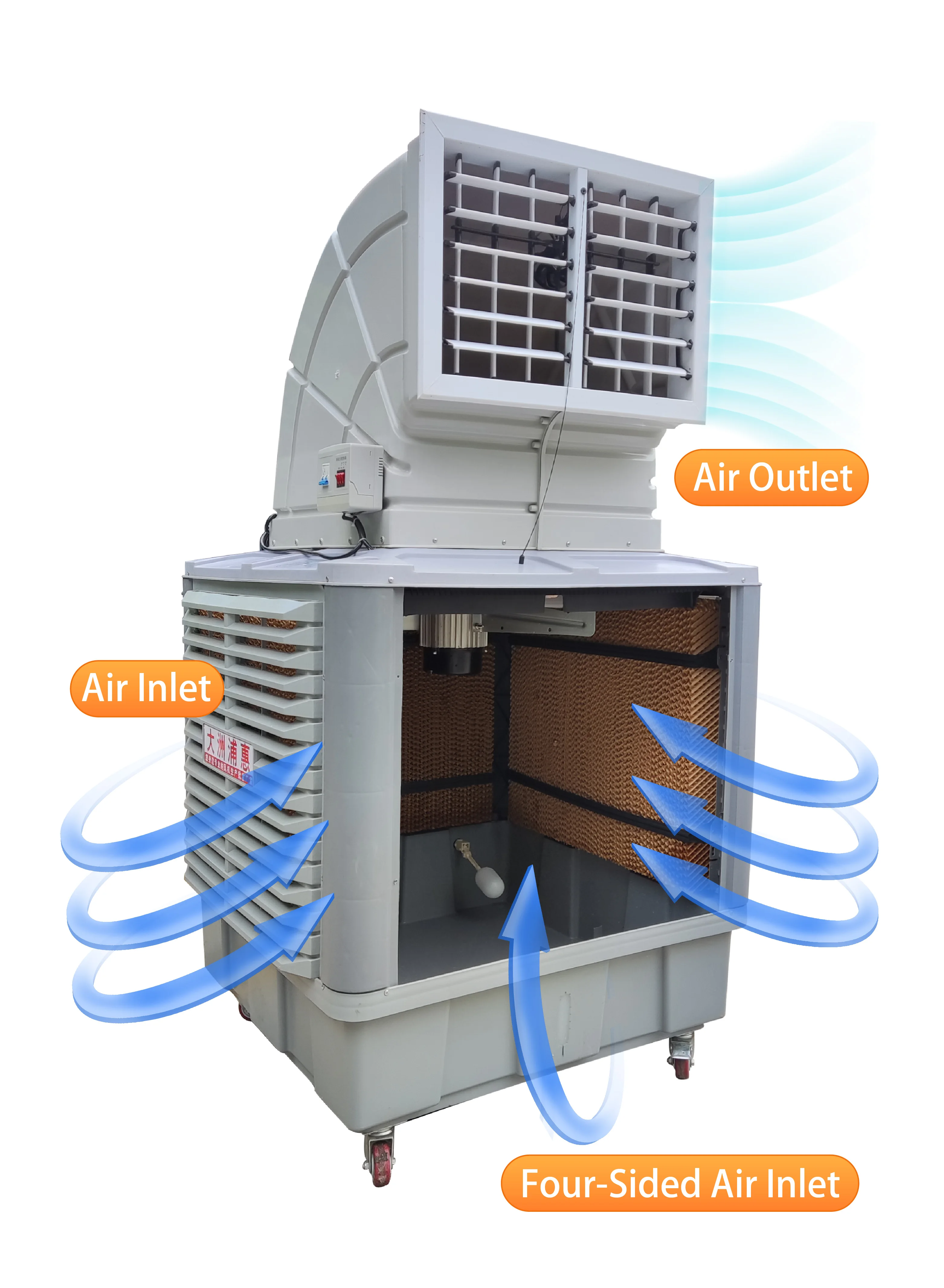 Evaporative Air Cooler, Portable Air Cooler, DZ - detail 36