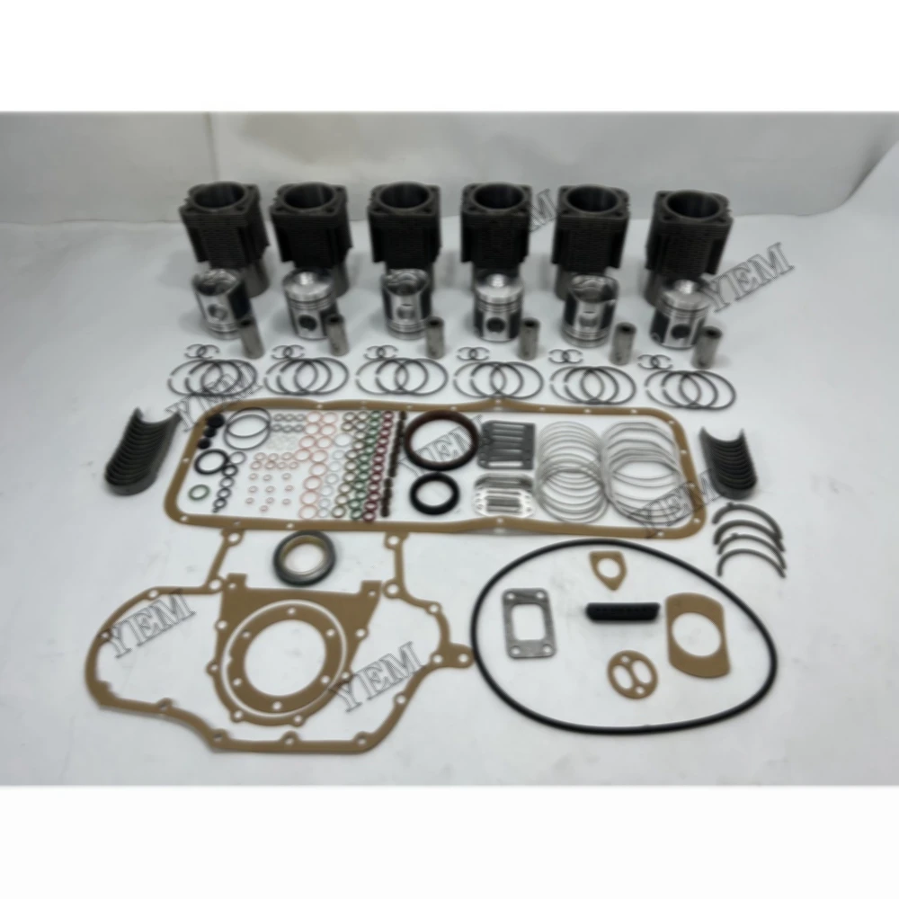 BF6L913 Cylinder Liner and Gasket Kit With Bearing Set for Deutz Excavator Part Engine Repair Kit