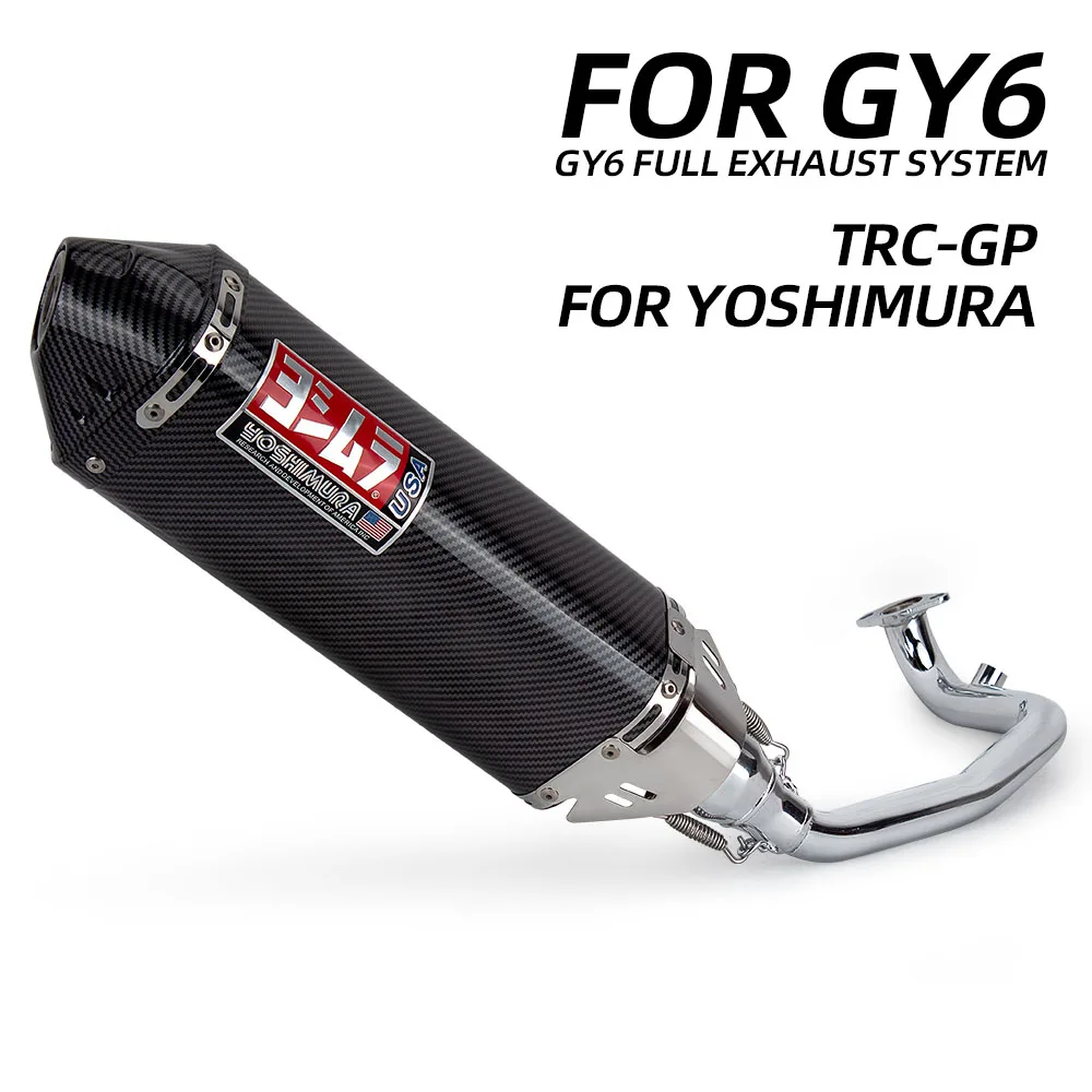 Yoshimura TRC Racing Exhaust Pipe Gy6 Exhaust System tank 200 Efi Scooter for yamaha zuma Gy6 200cc