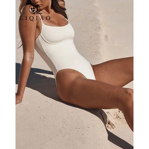 Women's Plus-Size One-Piece Swimsuit, Sexy Open-Back Beach Style with Cut-Out & Coverage, Custom Summer Hot Swimwear