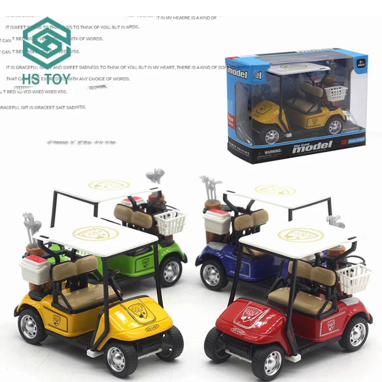 Hs 1 36 Scale Golf Cart Model Simulation Model Alloy Pull Back Die