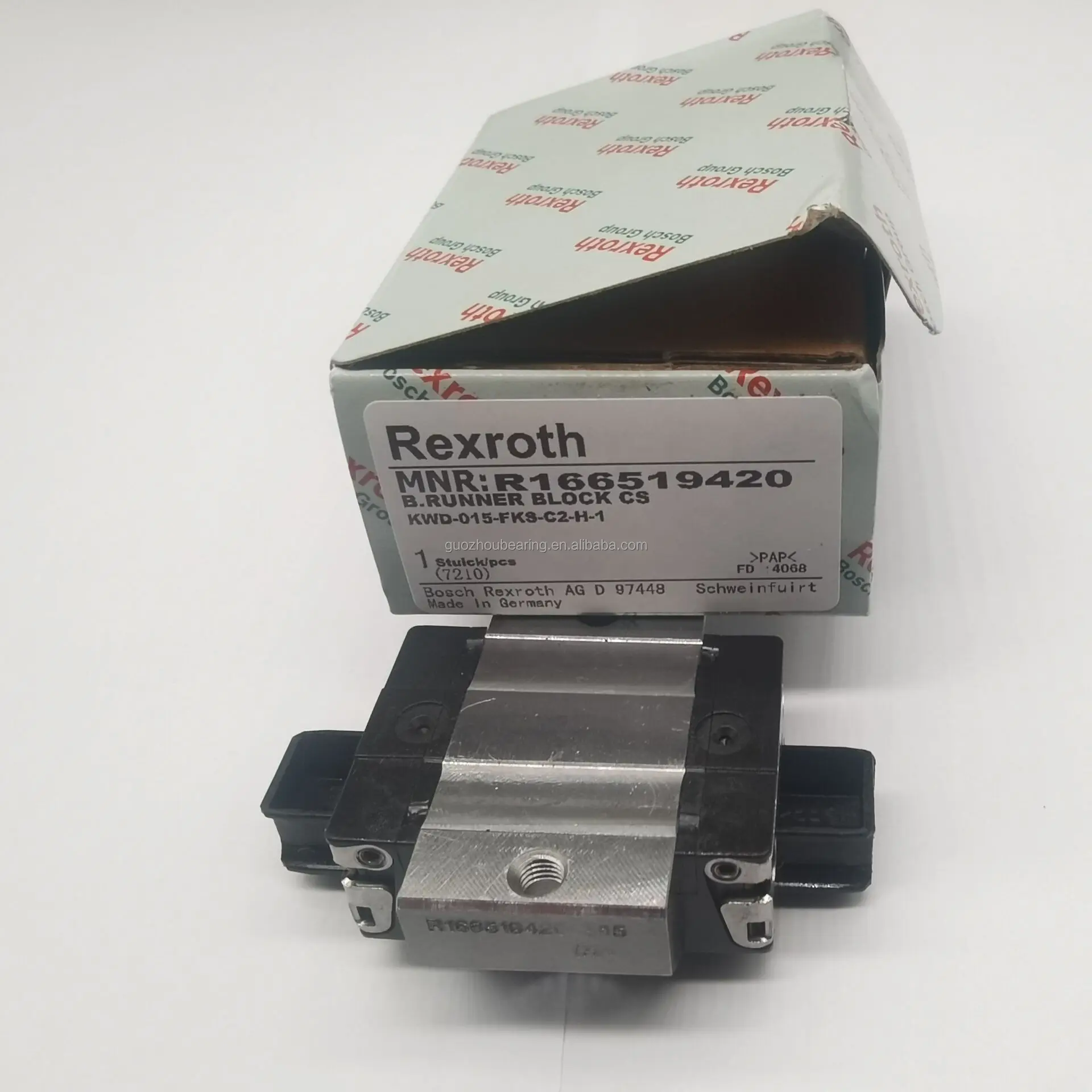 Rexroth Linear Guide Rail Ball Runner Block R166121310 R 166121310 ...
