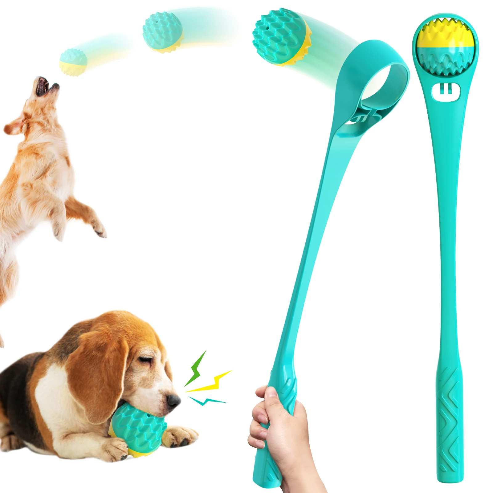 Dog Toys Silicon Suction Cup Tug Interactive Dog Ball Toy For Pet