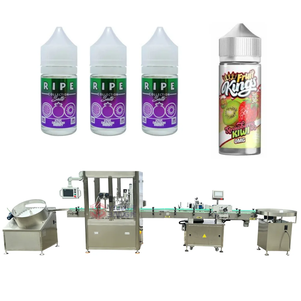 High Quality 10ml 30ml 60ml 75ml 120ml Liquid Filling Machine for Chubby  Gorilla Bottle