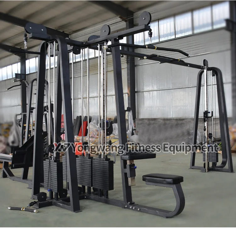 High Quality Commercial Fitness Equipment 8 Station Multi Gym Equipment