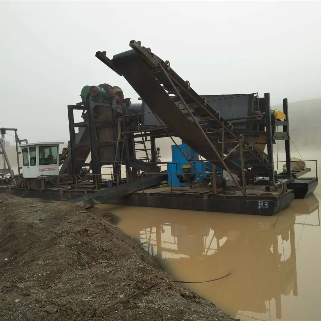 JINZUN  Chain Bucket Dredger Floating Gold Dredge for Sale