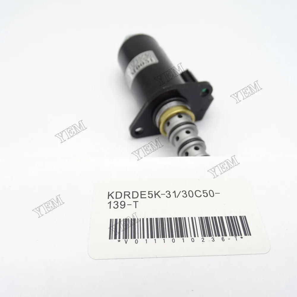 For Kobelco KDRDE5K-31 30C50-139-T Solemoid Valve Diesel Engine Parts