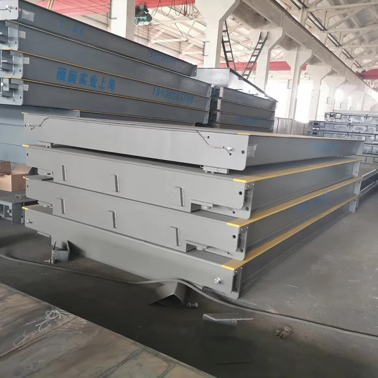 3x20m Mobile Weighing Scale 150T Capacity Heavy Duty Truck Weighbridge Industrial Weight