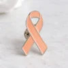 Uterine & Endometrial Cancer Awareness pin