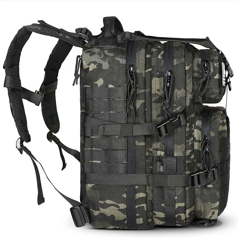 China Factory Customized Outdoor Travel Camping Rucksack Camouflage Hunting Backpack Large Capacity Tactical Backpack