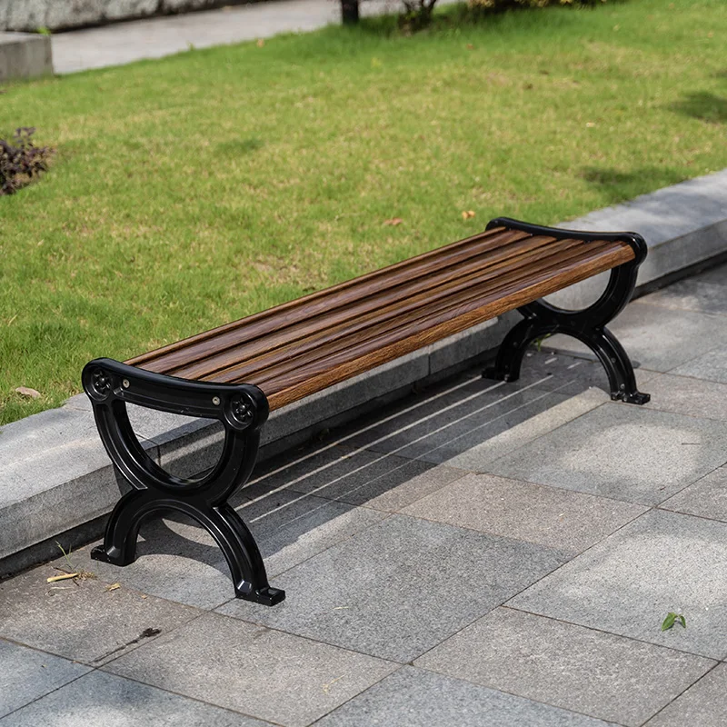 All carbon fiber backless park courtyard outdoor leisure benches