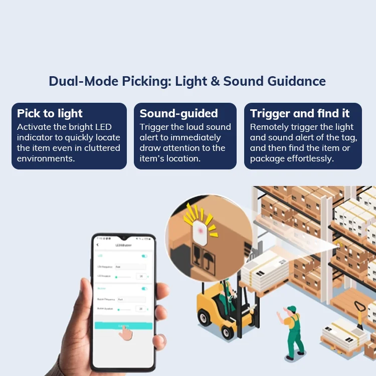 Minew New Bluetooth Smart Tamper Alarm Beacon BLE Asset Tag MBT02 Batch Configuration Remotely Asset Tracking System